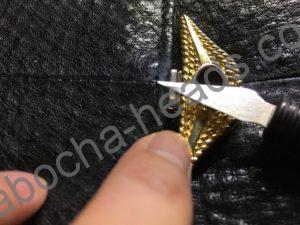 フォーマルバッグの修理3